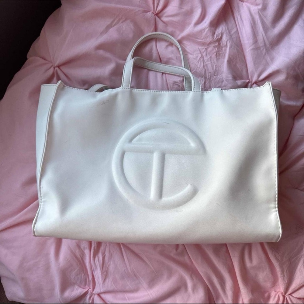 Telfar Ivory Tote Bag